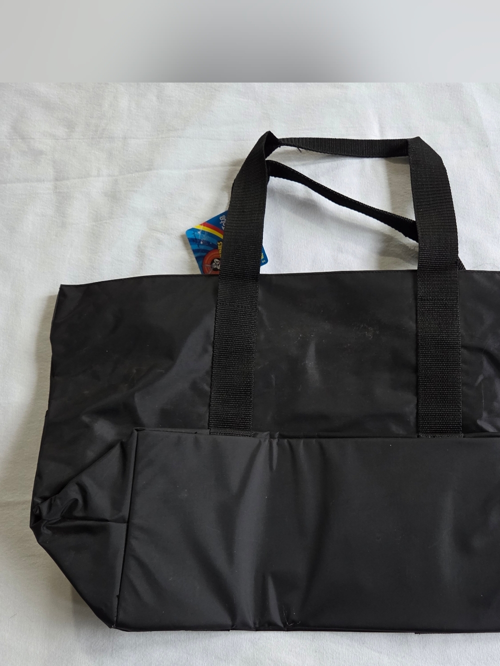 Looney Tunes Black Tote Bag with Character Patch - Picture 4 of 5